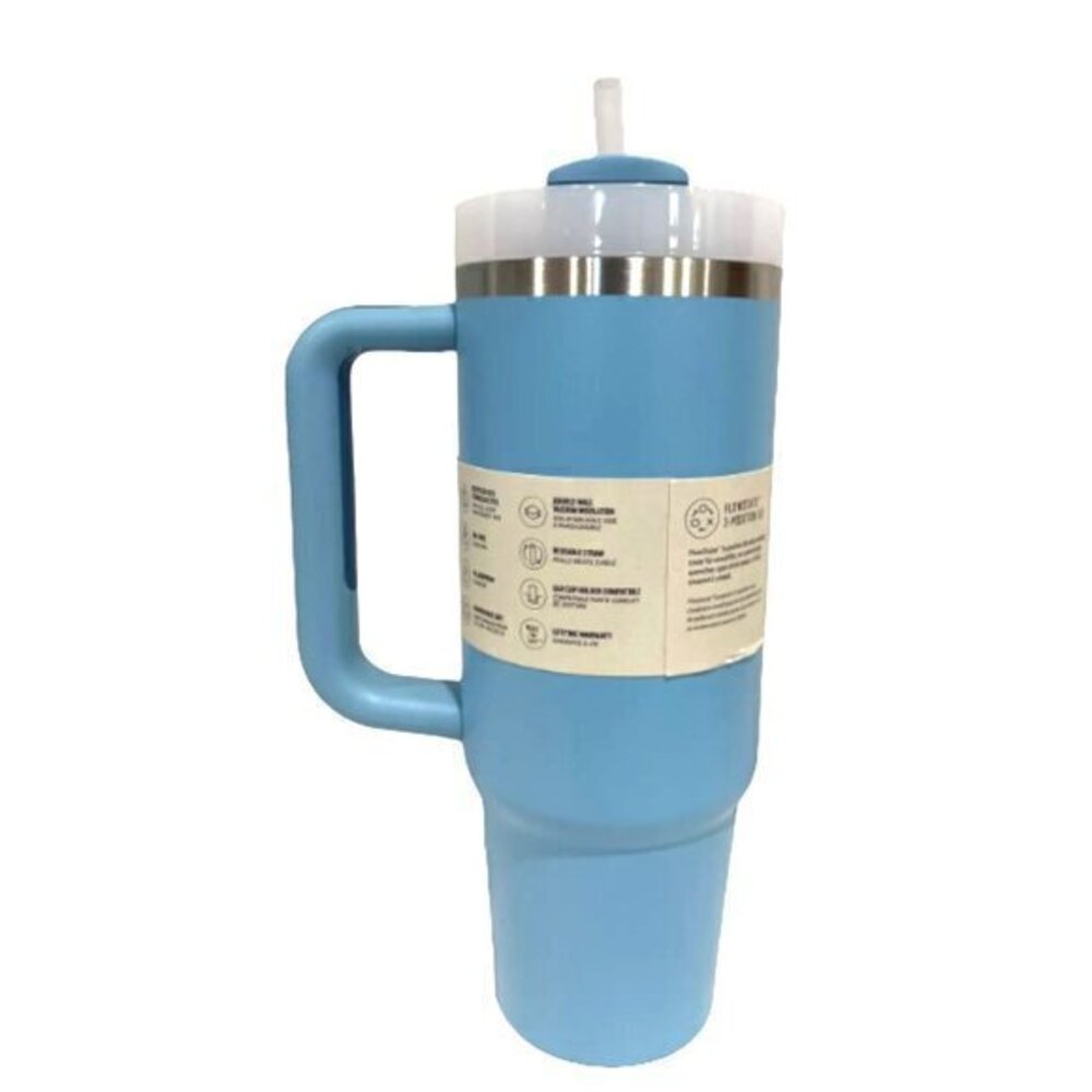 Stanley Quencher H2.0 Tumbler 30‎ oz Pool Blue Limited Edition Release SOLD OUT - Picture 2 of 7